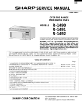 Sharp R-1491 User manual