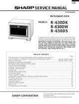 Sharp R-630DW User manual
