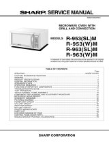 Sharp R-963S User manual