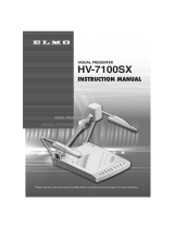 Elmo Visual Presenter HV-7100SX User manual
