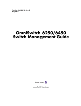 Alcatel-Lucent OmniSwitch 6450 User guide