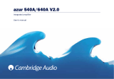 Cambridge Audio AZUR 640A V2 User manual