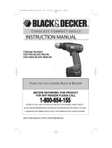 Black & Decker CDC14GK User manual