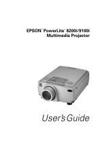 Epson PowerLite 8200i User manual