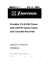 Emerson PD9814 User manual