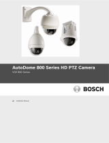 Bosch AUTODOME 800 Series User manual