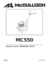 McCulloch MC550 User manual