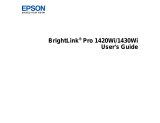 Epson BrightLink Pro 1420Wi User manual