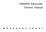 Mordaunt Short MS909W User manual