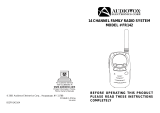 Audiovox FR-142B User manual