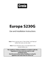 Creda EUROPA S230G User manual