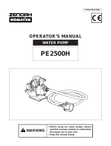 Zenoah PE2500H User manual