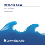 Cambridge Audio INCOGNITO LM10 Owner's manual