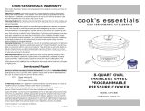 Cooks Essentials CEPC800 Owner's manual
