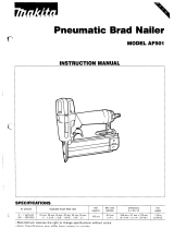 Makita AF501 User manual