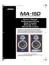 Roland MA-15DCW User manual