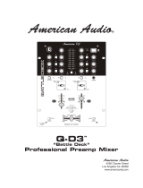 American DJ Audio Battle Deck Q-D3 User manual
