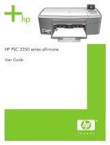 HP (Hewlett-Packard) PSC 2350 All-in-One Printer series User manual