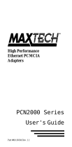 MaxTech PCN2000 Series User manual