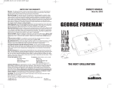 George Foreman GRP99 Owner's manual