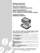 DeLonghi EC702 User manual