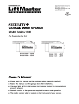 Chamberlain 1300 User manual