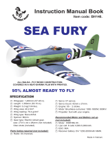 Black Horse Model Sea Fury User manual