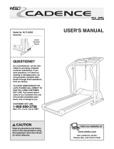 Weslo WLTL48590 User manual