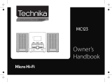 Technika FM/AM/CD Player User manual