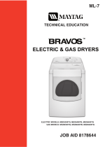 Maytag MED6400TQ - Bravos 7 cu. Ft. Electric Dryer Specification