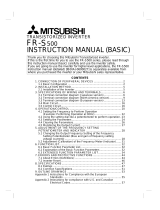 Mitsubishi FR-S500 User manual