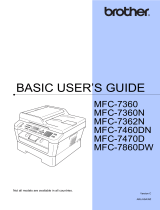 Brother MFC-7860DW User manual