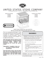 United States Stove C9740L User manual