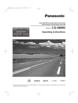 Panasonic CQ-5800U User manual
