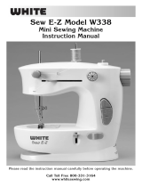 White SEW E-Z W338 User manual