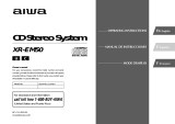 Aiwa XR-EM50 User manual