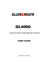 Allen-Heath GL 4000 User manual