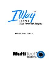Multi-Tech MT128ISA-UV User manual
