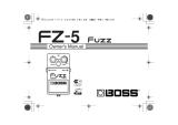 Boss FZ-5 Fuzz Pedal Owner's manual