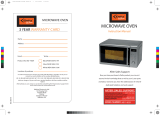 Delta Kitchen Microwave Oven Delta MD 14029 User manual