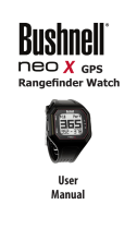 Bushnell Neo X GPS User manual