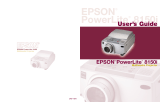 Epson PowerLite 8150i User manual