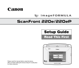 Canon imageformula scanfront 220e User manual