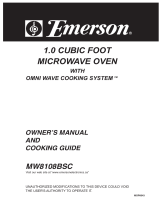 Emerson MW8108BSC User manual