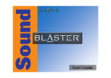 Creative Sound Blaster User manual