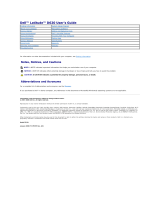 Dell latitude d620 Owner's manual