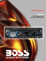 Boss Audio Systems 725CA Owner's manual