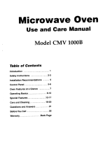 Maytag Microwave Oven Installation guide