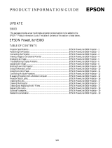 Epson PowerLite 8300i User guide