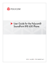 Polycom Polycom SoundPoint IP 650 User manual